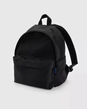 Medium Nylon Backpack | Black