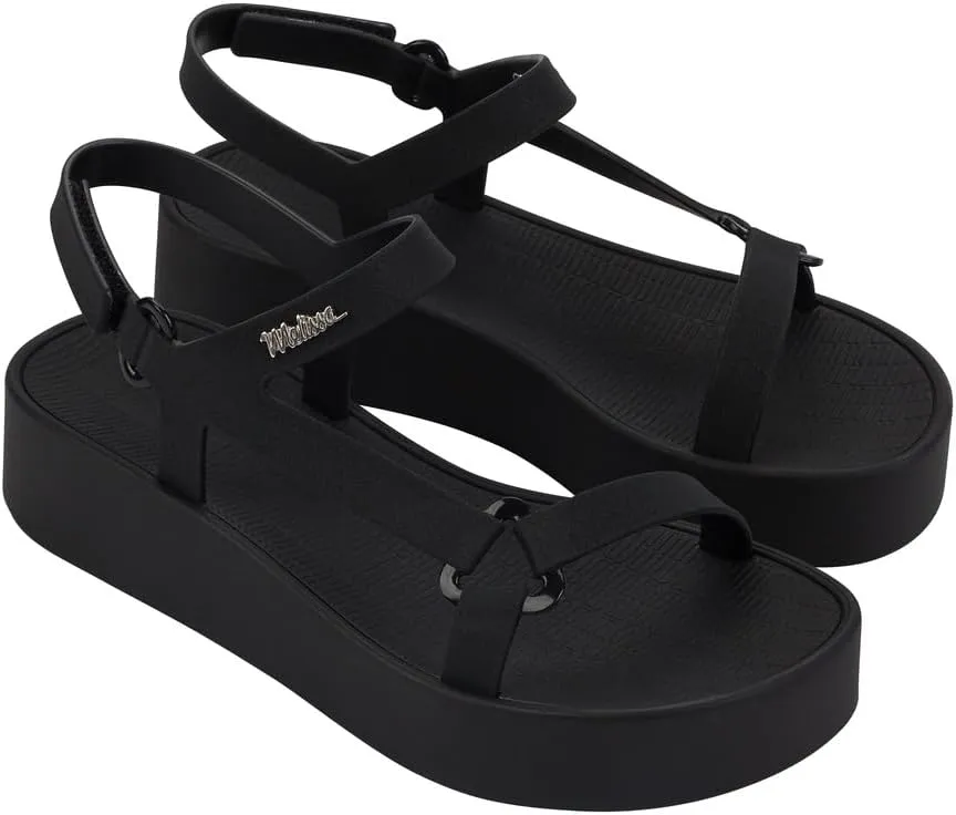 Melissa Sun Downtown Platform Sandals - Fashion Sandals for Women - Versatile Summer Sandals - Beach to Dinner Style - Bubblegum Scented Sole