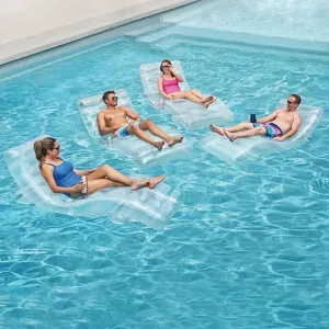 Member's Mark Crystal Clear Chaise Lounger Pool Float, 5.6' Long