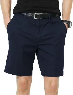 Men's Business 9" Casual Summer Short Cotton Solid Comfort Outdoor Shorts Classic Basic Hiking Beach Shorts