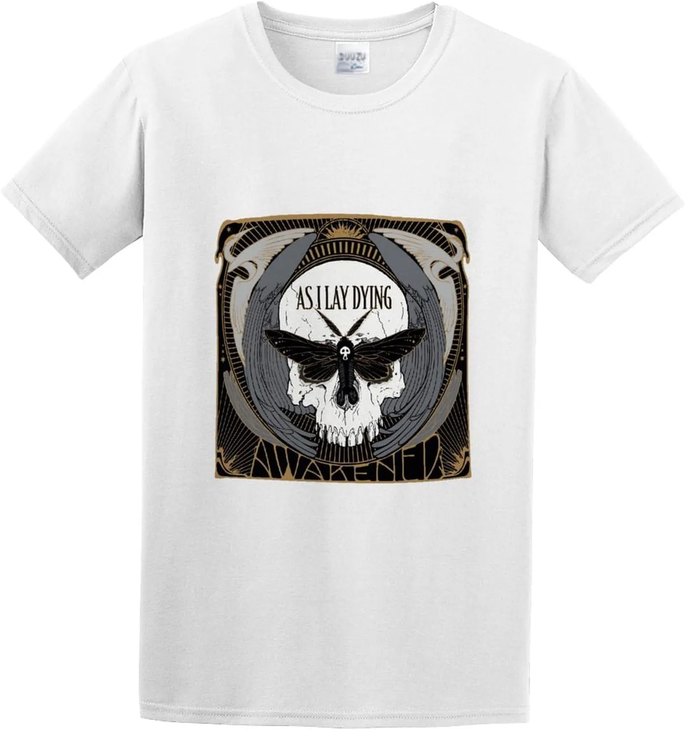 Men's Fashion T Shirts As I Lay Dying Button Closure White