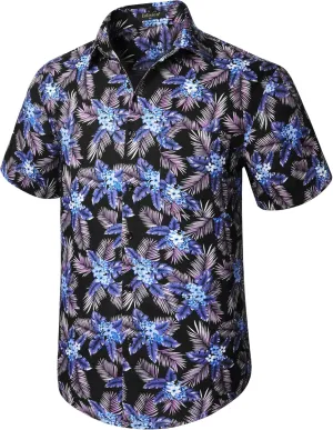 Men's Hawaiian Shirts Short Sleeve Casual Floral Button Down Tropical Shirt Summer Holiday Beach Aloha Hawaii Shirt