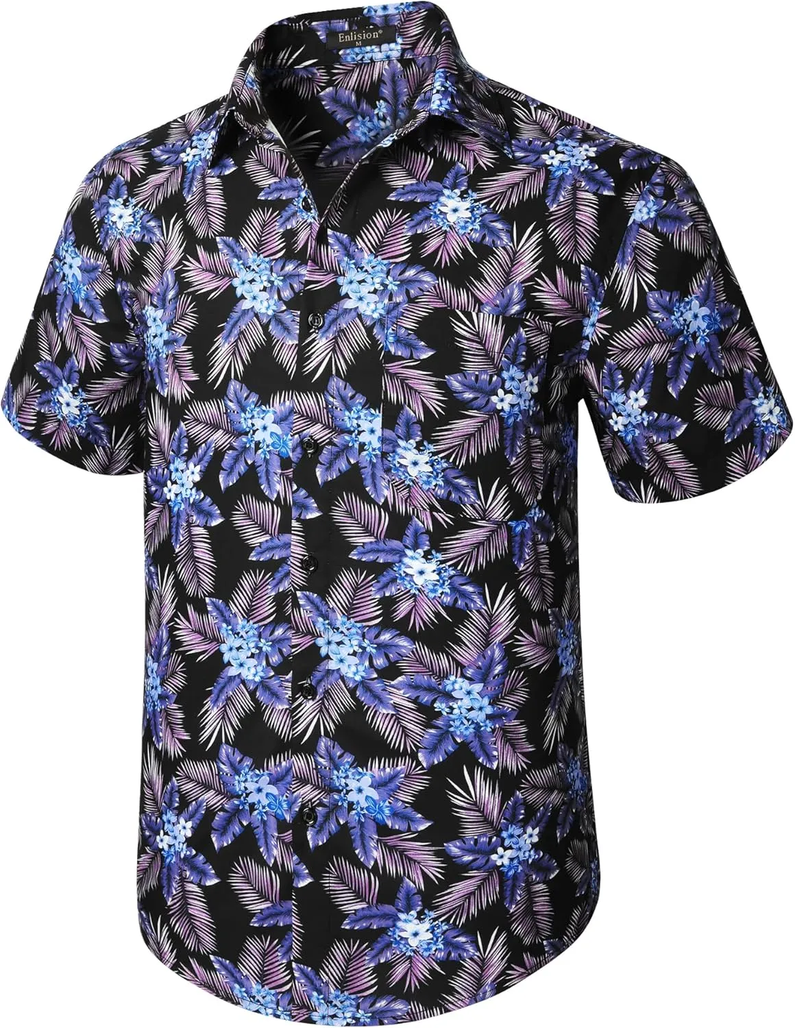 Men's Hawaiian Shirts Short Sleeve Casual Floral Button Down Tropical Shirt Summer Holiday Beach Aloha Hawaii Shirt