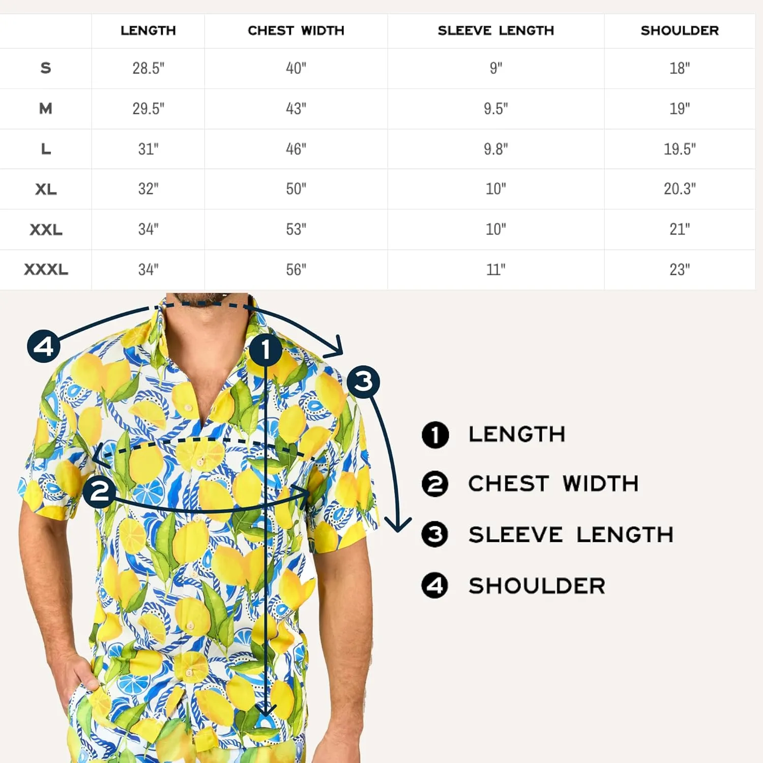 Men's Short Sleeve Button-Down Shirt, Printed Modern Hawaiian Shirt, Soft Rayon, Regular and Relaxed Fit