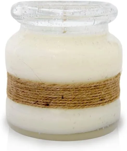 Mermaid Island Clearwater Glass Sea Lavender Scented Hand Poured Candle, Natural Soy Candle, Fragrant Coastal Candle, 13oz, 80  Hours Burn Time