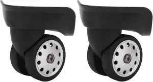 Milltrip 1 Pair Luggage Replacement Wheels, A88 Porous Wheel Suitcase Luggage Replacement Casters for Travel Bags Large Size (L)