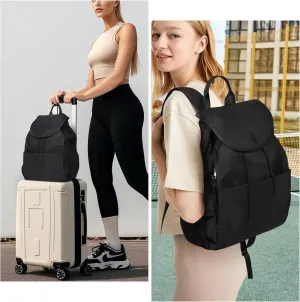 mini gym bag black backpack black