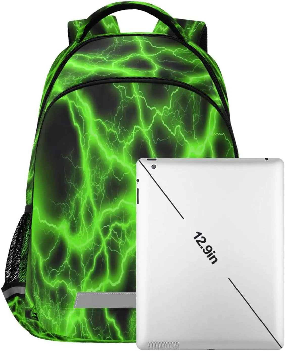 MNSRUU Lightning Backpacks for School Elementary,5-12 Year Old Kid Bookbags Lightning Toddler Backpack