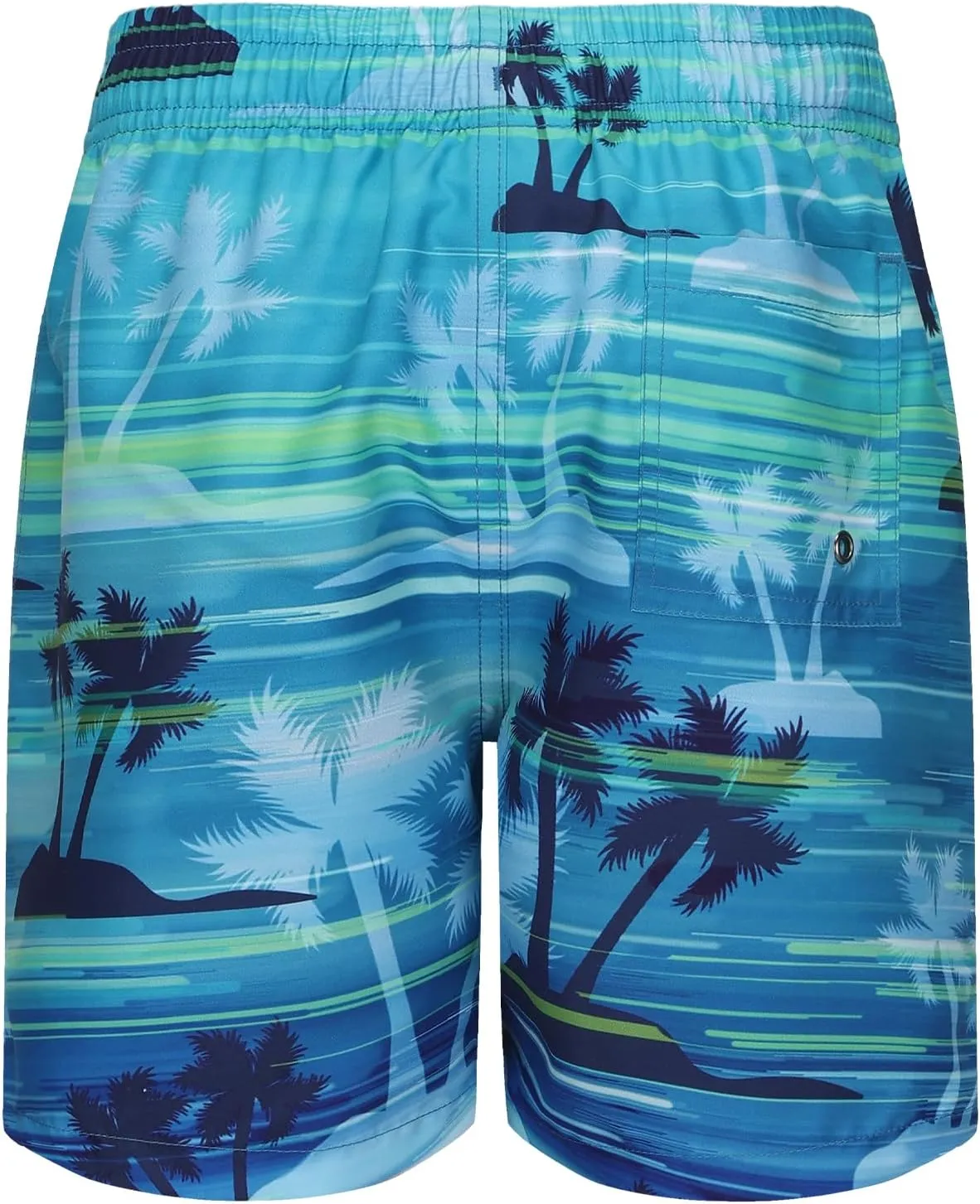 Moon Tree Boys Swim Trunks with Brief Liner for Boys Swim Shorts Quick Dry Boards Shorts Beach Swimwear