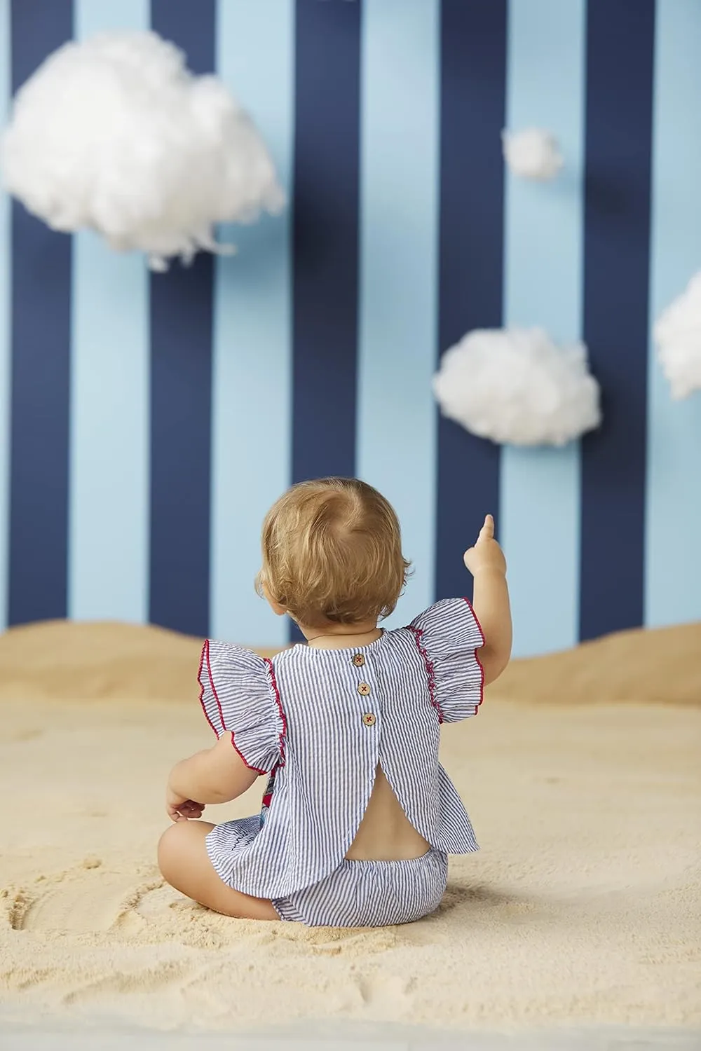 Mud Pie baby-girls Pinafore Set