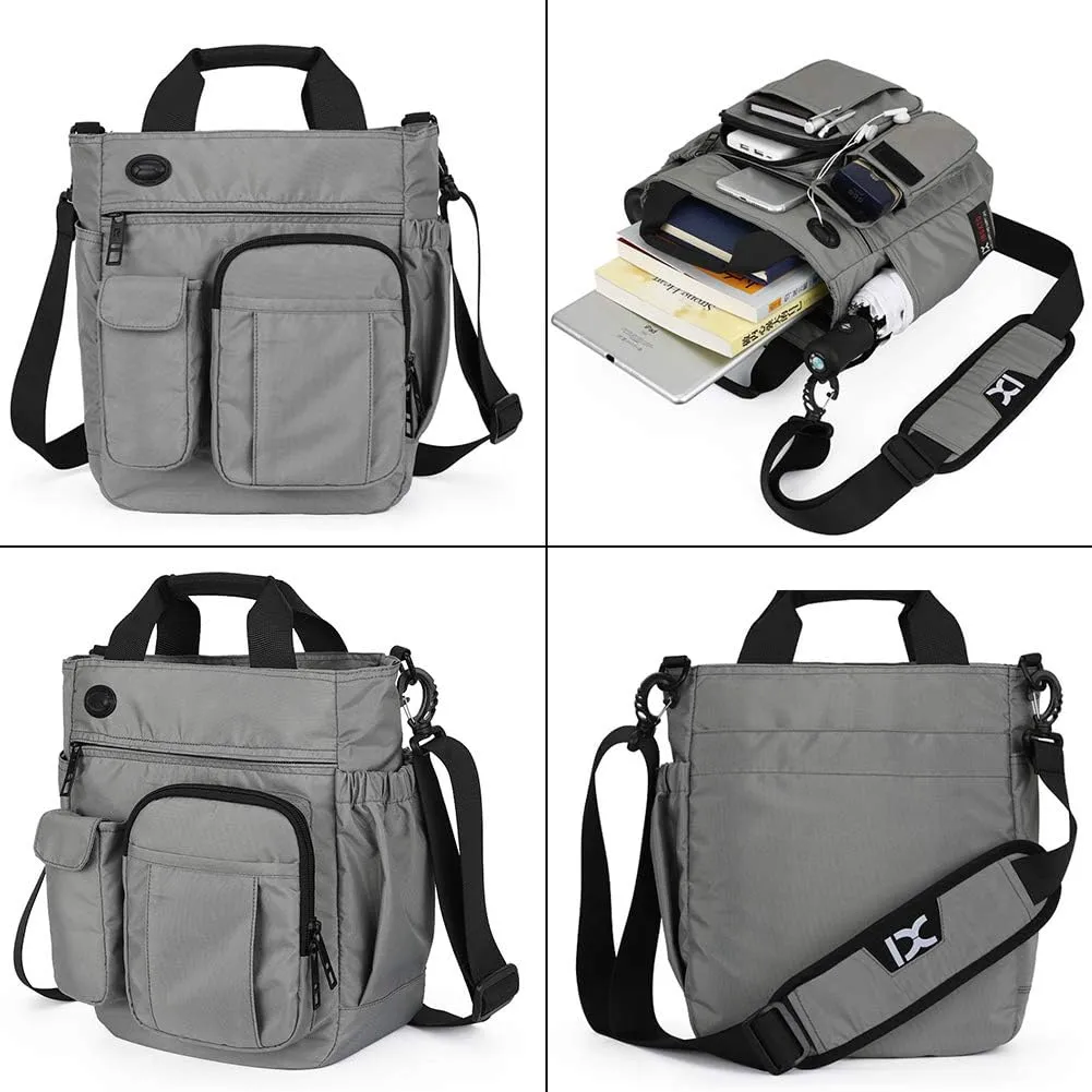 Multi Pockets Crossbody Messenger Bag Shoulder Bag Laptop Bag for for Men Women Casual Business Sport Travel
