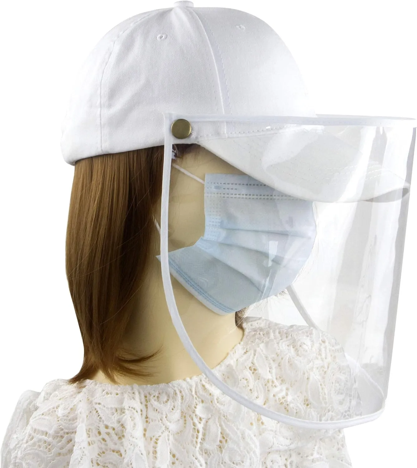 Muryobao Men Women Summer Face Shield Baseball Hat UV Protection Outdoor Fishing Detachable Sun Visor Cap
