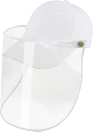 Muryobao Men Women Summer Face Shield Baseball Hat UV Protection Outdoor Fishing Detachable Sun Visor Cap