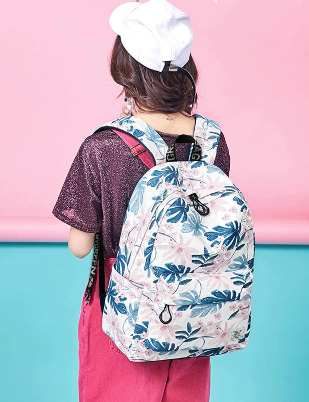 mygreen Kids Backpack, Kawaii Girls Backpack for School