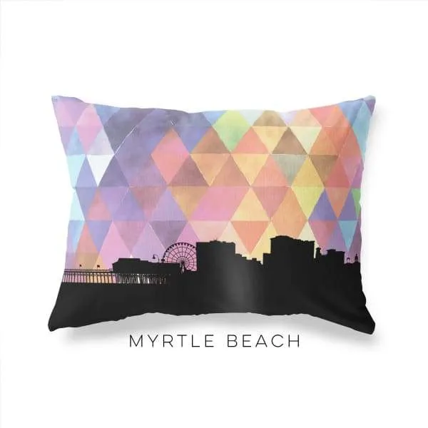Myrtle Beach, South Carolina geometric skyline