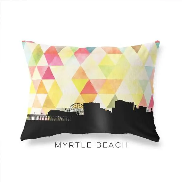 Myrtle Beach, South Carolina geometric skyline