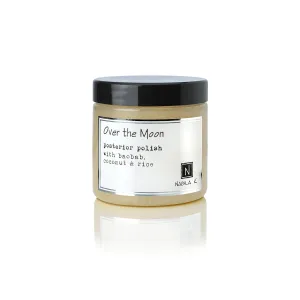 N Nabila K Over the Moon Posterior Polish with Baobab, Coconut and Rice - Naturally Derived Ingredients for Silky Smooth Butt Cheeks - Moisturizes & Nourishes - Vegan Friendly - 5oz