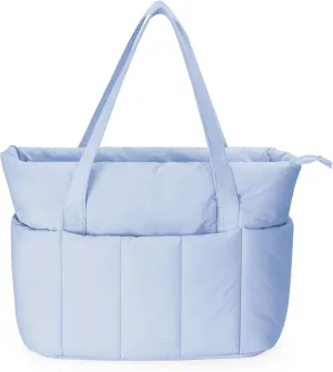 Narwey Puffer Travel Tote Bag for Women Work with Laptop Compartment, Quilted Puffy Tote Bags for Carry on, College, Nurse