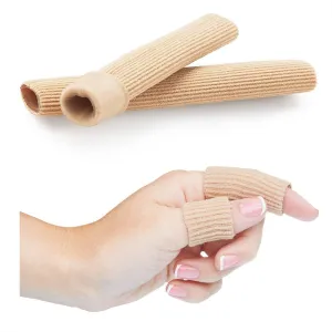 NatraCure Gel Toe Tube Cushion Sleeves (Small) – 5 piece Trim-to-Fit Tubing Set – (Relieves and Protects Corns, Blisters, Hammertoes, and Calluses) - 5 PACK