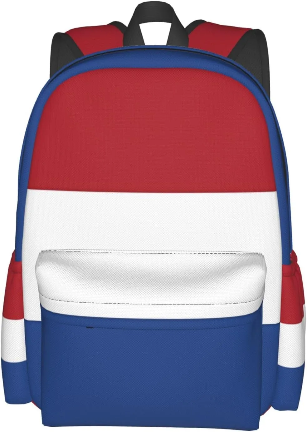 Netherlands Holland Flag Large Travel Backpack Casual Backpacks Laptop Daypack Working Rucksack Lightweight Back Pack Sports Bag with Adjustable Shoulder Strap