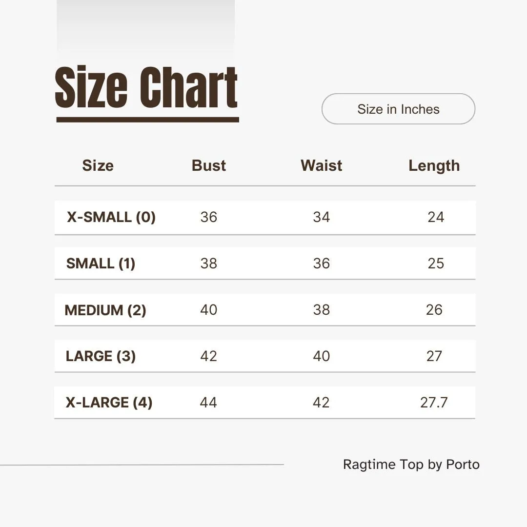 NEW! Ragtime Top in Espresso Kabuki by Porto