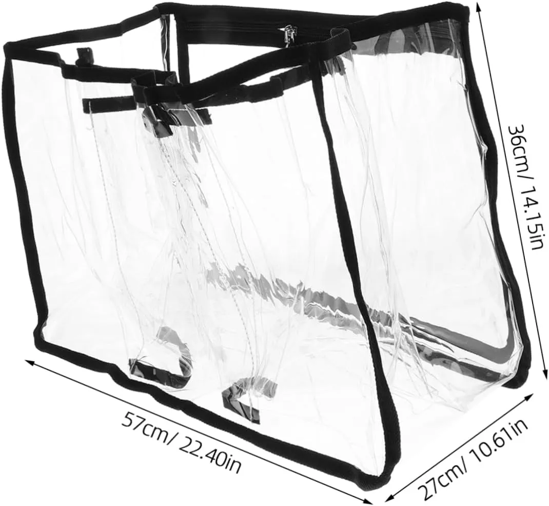 NOLITOY Pvc Heavy Duty Beach Bag Large Storage Bag Makeup Organizer for Toiletries Travel Pouch Dividers
