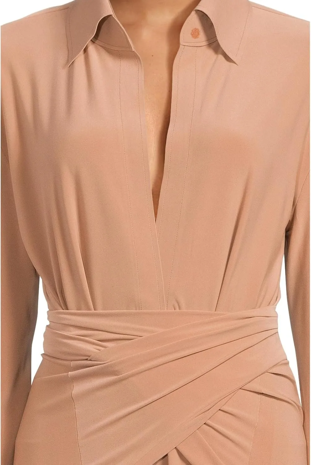 Norma Kamali womens Four Sleeve Nk Shirt Jumpsuit