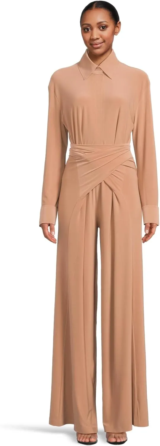 Norma Kamali womens Four Sleeve Nk Shirt Jumpsuit