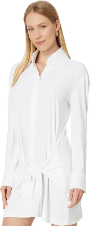 Norma Kamali Women's Four Sleeve Nk Shirt Mini Dress