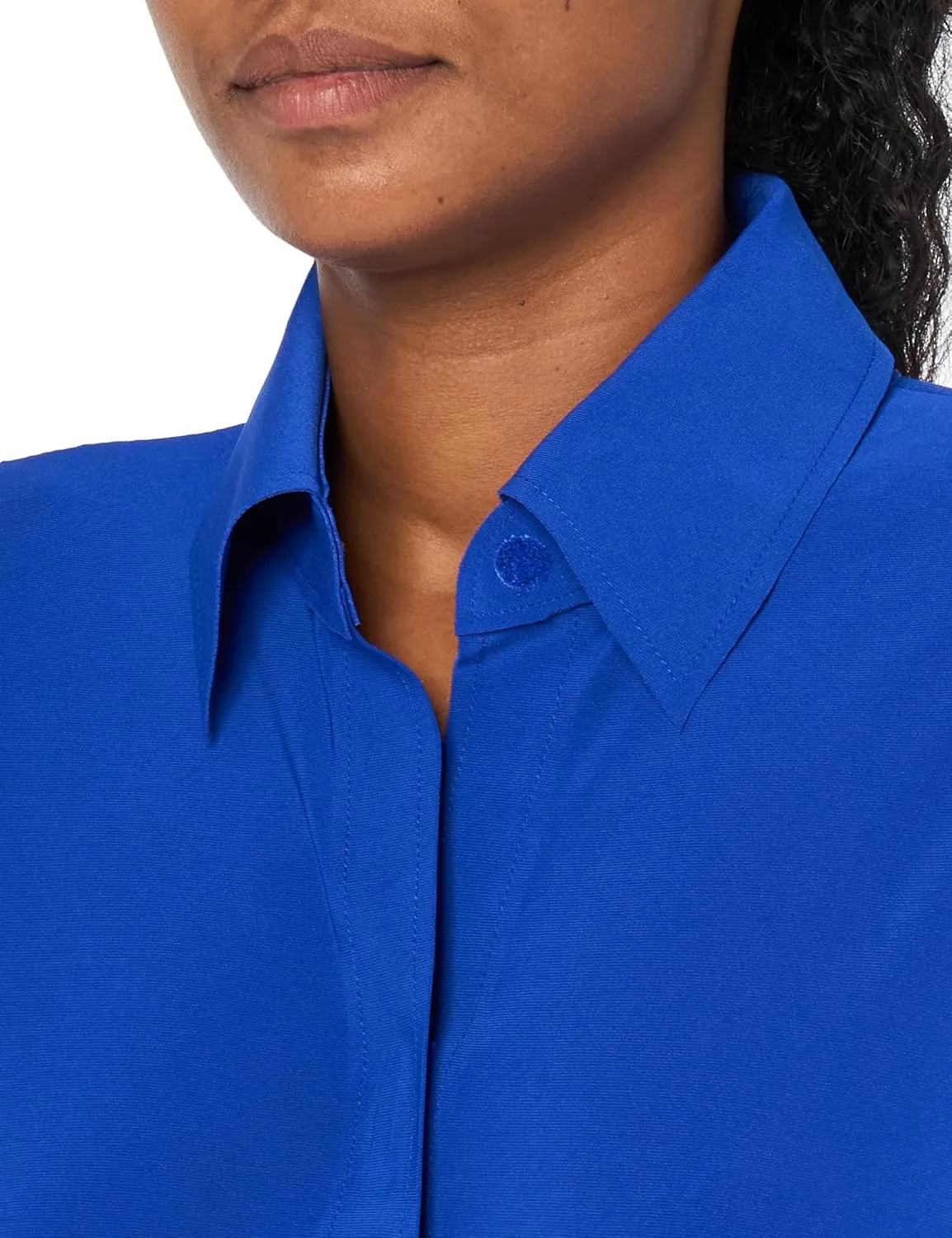 Norma Kamali Women's Nk Shirt W/Collar Stand