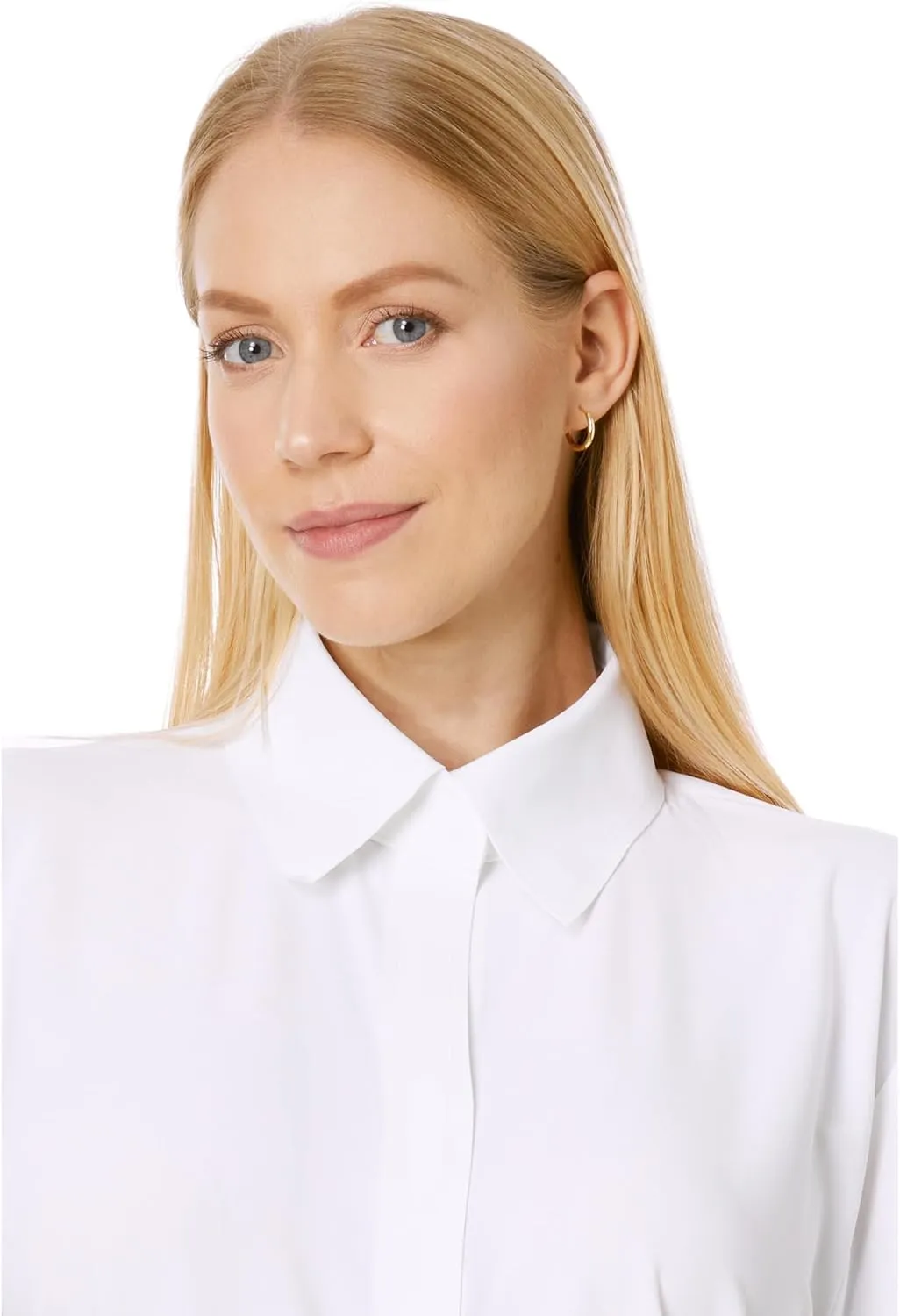 Norma Kamali Women's Nk Shirt W/Collar Stand