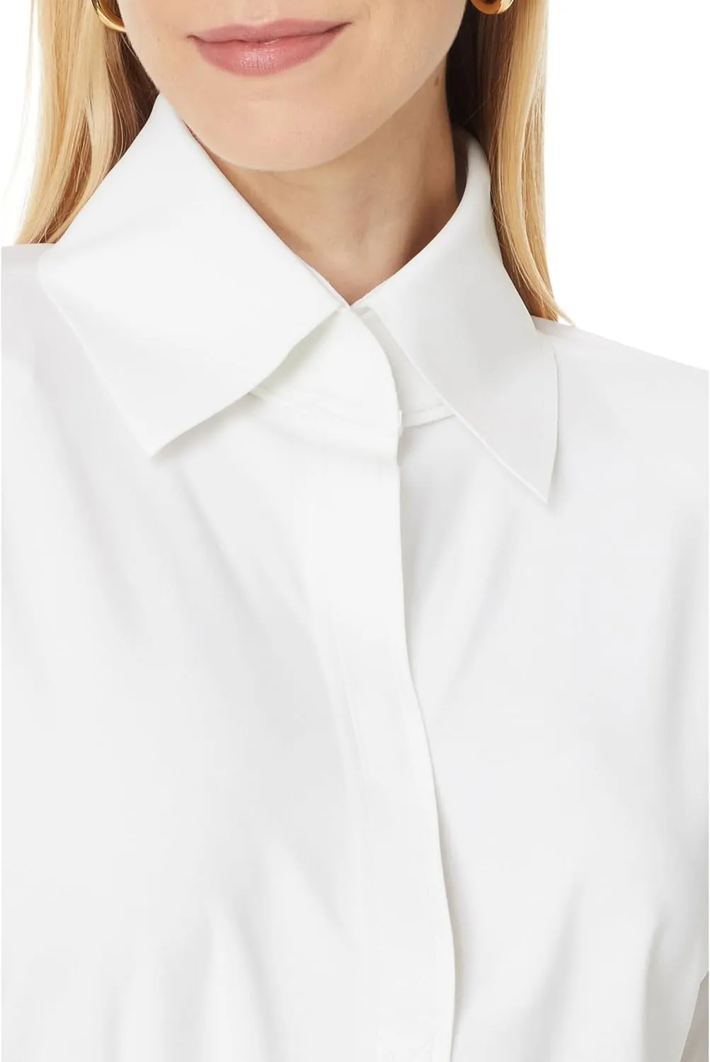 Norma Kamali Women's Nk Shirt W/Shoulder Pads