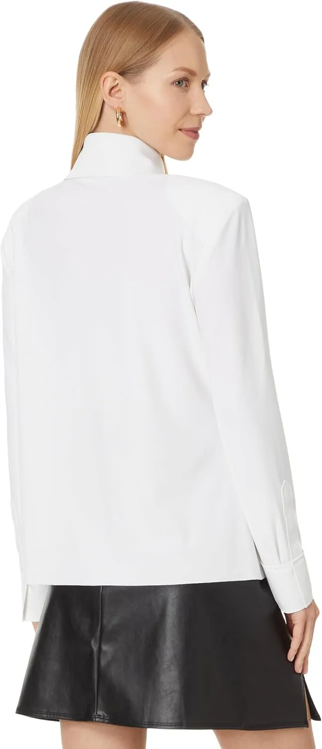 Norma Kamali Women's Nk Shirt W/Shoulder Pads