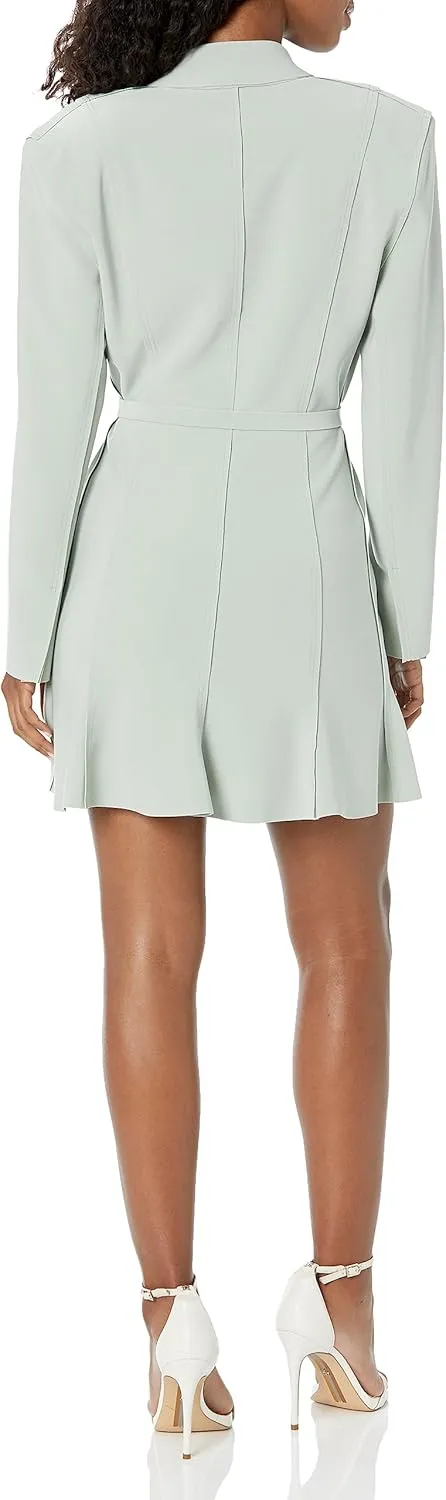 Norma Kamali Women's Single Breasted Fishtail Mini Dress