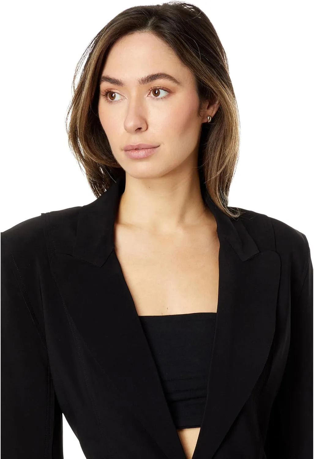 Norma Kamali Women's Single Breasted Fishtail Mini Dress