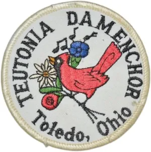 Ohio Toledo Teutonia Damenchor German Culture Women#039S Choir Vintage Patch