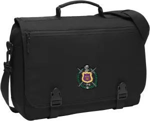Omega Psi Phi Messenger Briefcase Black
