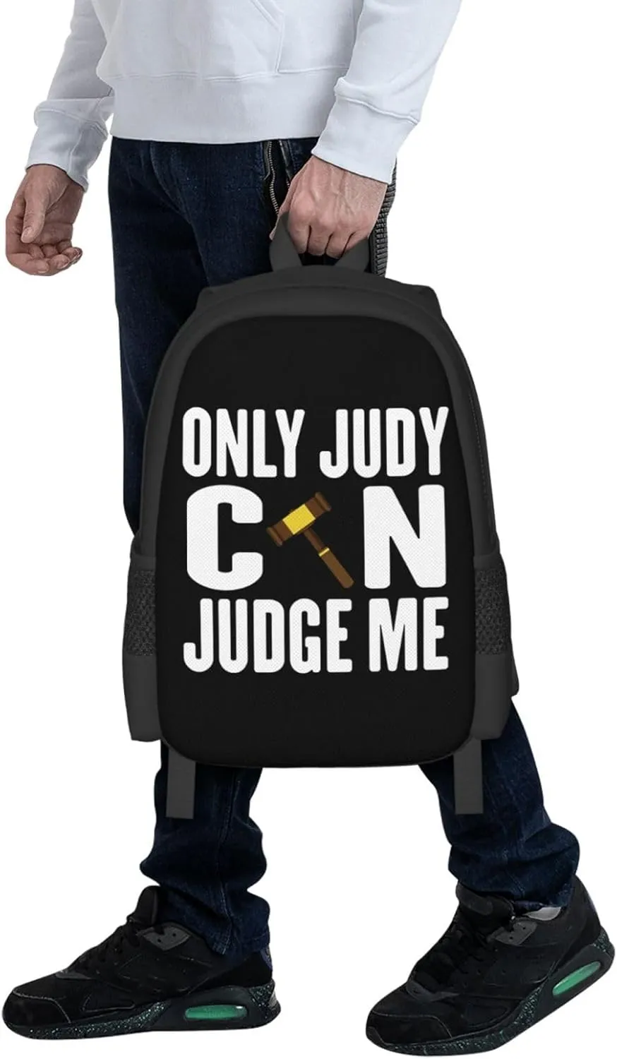 Only Judy Can Judge Me Backpack Lightweight Large Capacity Laptop Backpack Travel Backpacks for Unisex