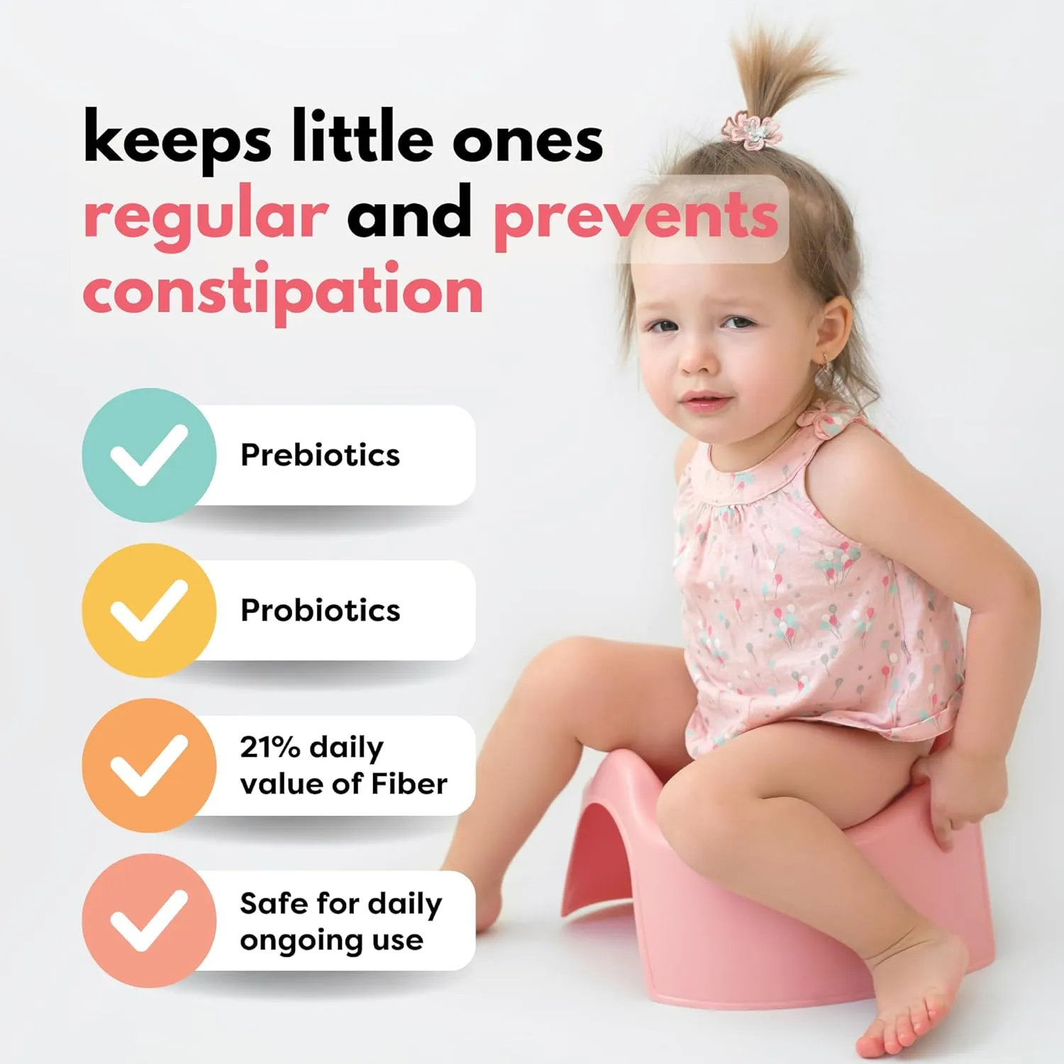 Organic Milled Chia & Flax Seed Digestion Blend with Vitamin D   PROBIOTICS Prebiotic Fiber Superseeds for 6M  Babies Toddlers & Kids for Digestive Support (Apple & Cinnamon, 7oz x 1 Pack)