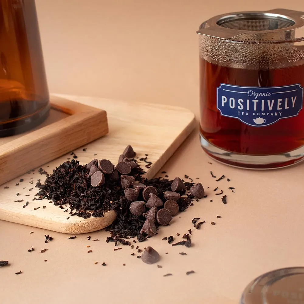 Organic Positively Tea Company, Dessert Tea Sampler, Loose Leaf, 4 Ounce, 3 Pack