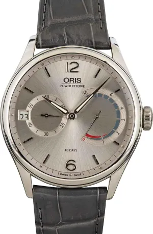 Oris Artelier Calibre 111 Silver Dial Men's Watch - Model Number: 01 111 7700 4061-Set 1 23 71FC