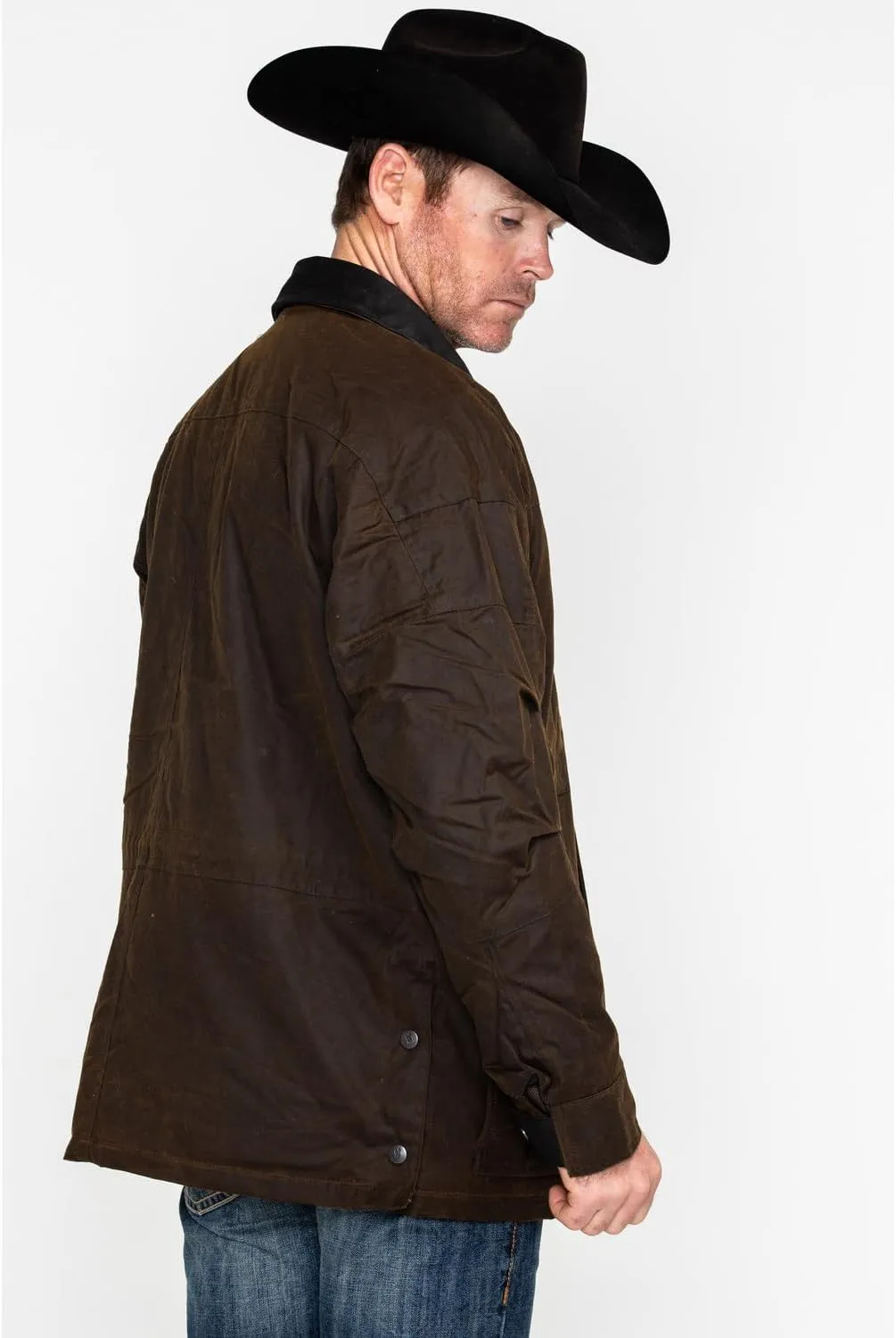 Outback Trading Company Men's 2180 Deer Hunter Waterproof Breathable Cotton Oilskin Outdoor Jacket
