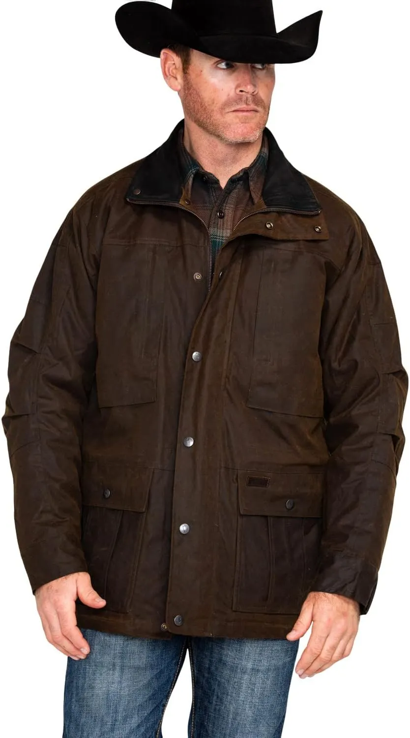 Outback Trading Company Men's 2180 Deer Hunter Waterproof Breathable Cotton Oilskin Outdoor Jacket