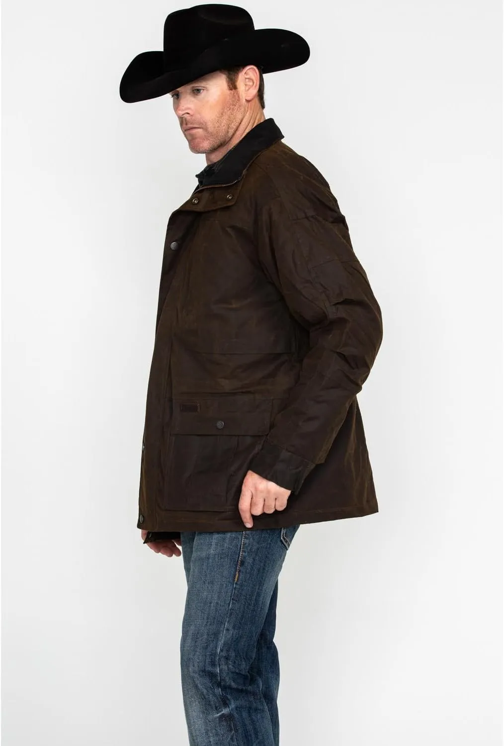 Outback Trading Company Men's 2180 Deer Hunter Waterproof Breathable Cotton Oilskin Outdoor Jacket