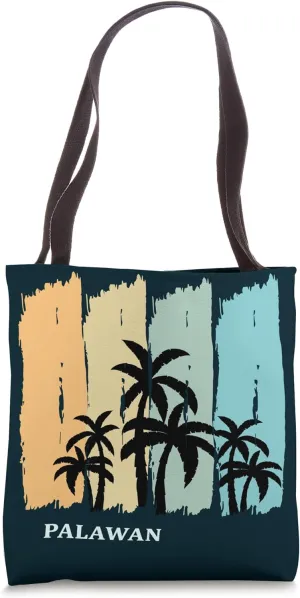 Palawan Palms Philippines Southeast Asia Boracay Souvenir Tote Bag