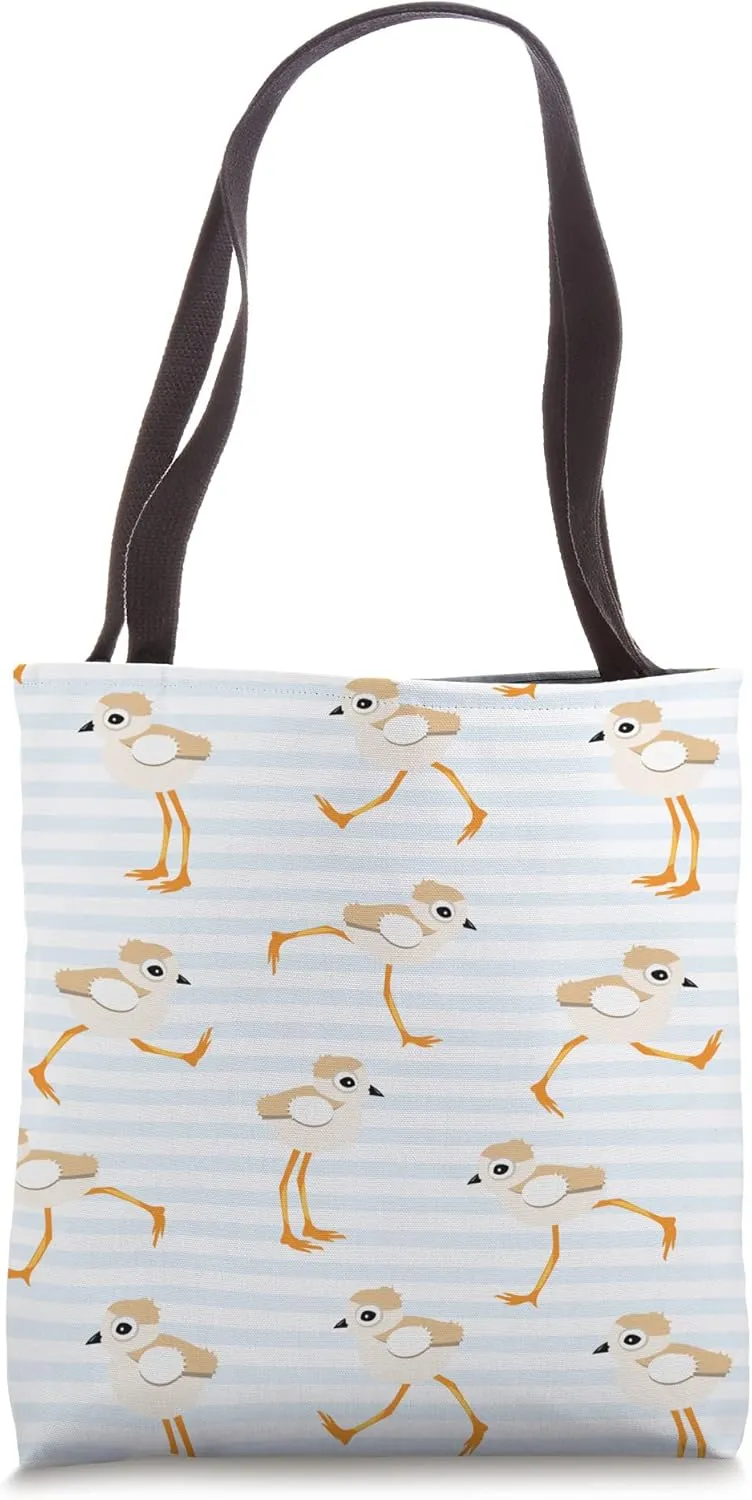 Piper Plover Cute Birds Tote Bag