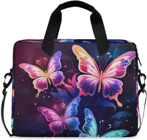 Pirate Skull Colorful Laptop Case 15.6 Inch Shoulder Messenger Bag Laptop Sleeve Case for Work Travel
