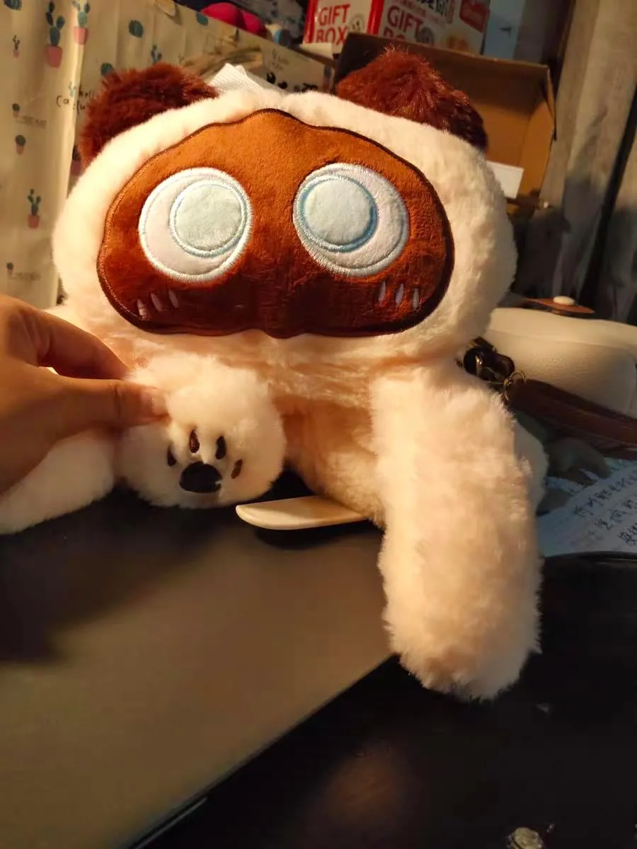 Plush Backpack,Cat Bag,Stuffed Animal Backpack,Cute Cartoon backpack,Plush Bag (B-Siamese Cat)