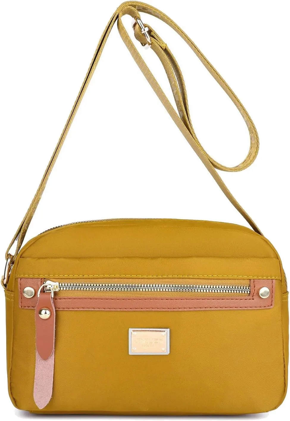 Popularate Nylon Crossbody Bag, Nylon Shoulder Messenger Bag, Large Capacity Crossbody Handbag for Women