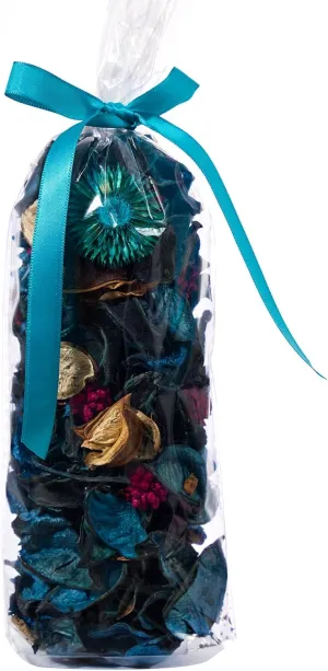 Potpourri Bowl Filler, Ocean Breeze Scented Potpourri Bags Dried Flowers, Vase Filler Decorative, Blue Fragrance Sachet Decor for Home Living Room Office, Summer Coastal Beach Decor-4.9oz